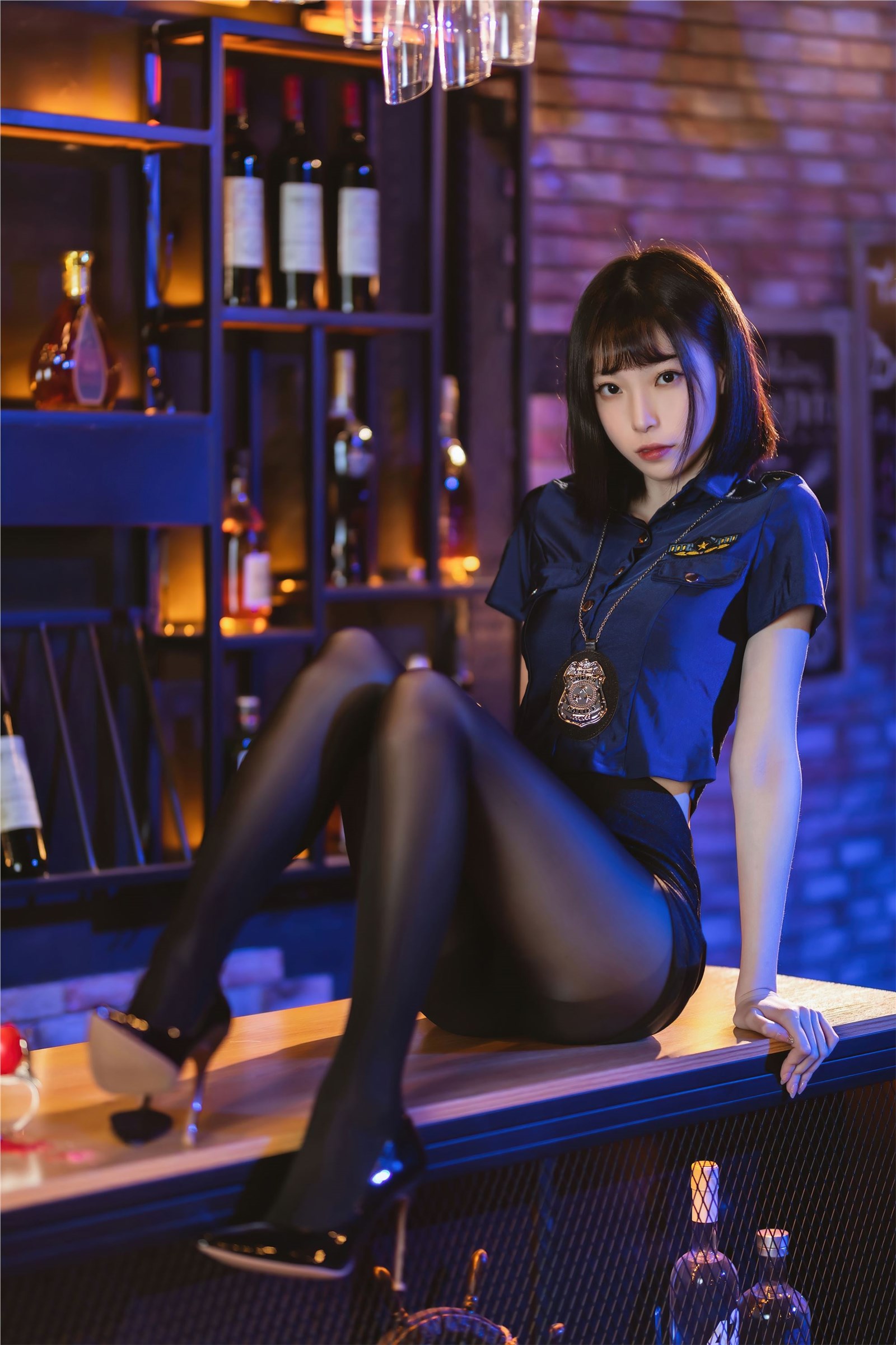 Xu Lan - Black Silk Uniform(43)